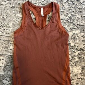 Athleta Rust Racerback Athletic Sports Tank Top